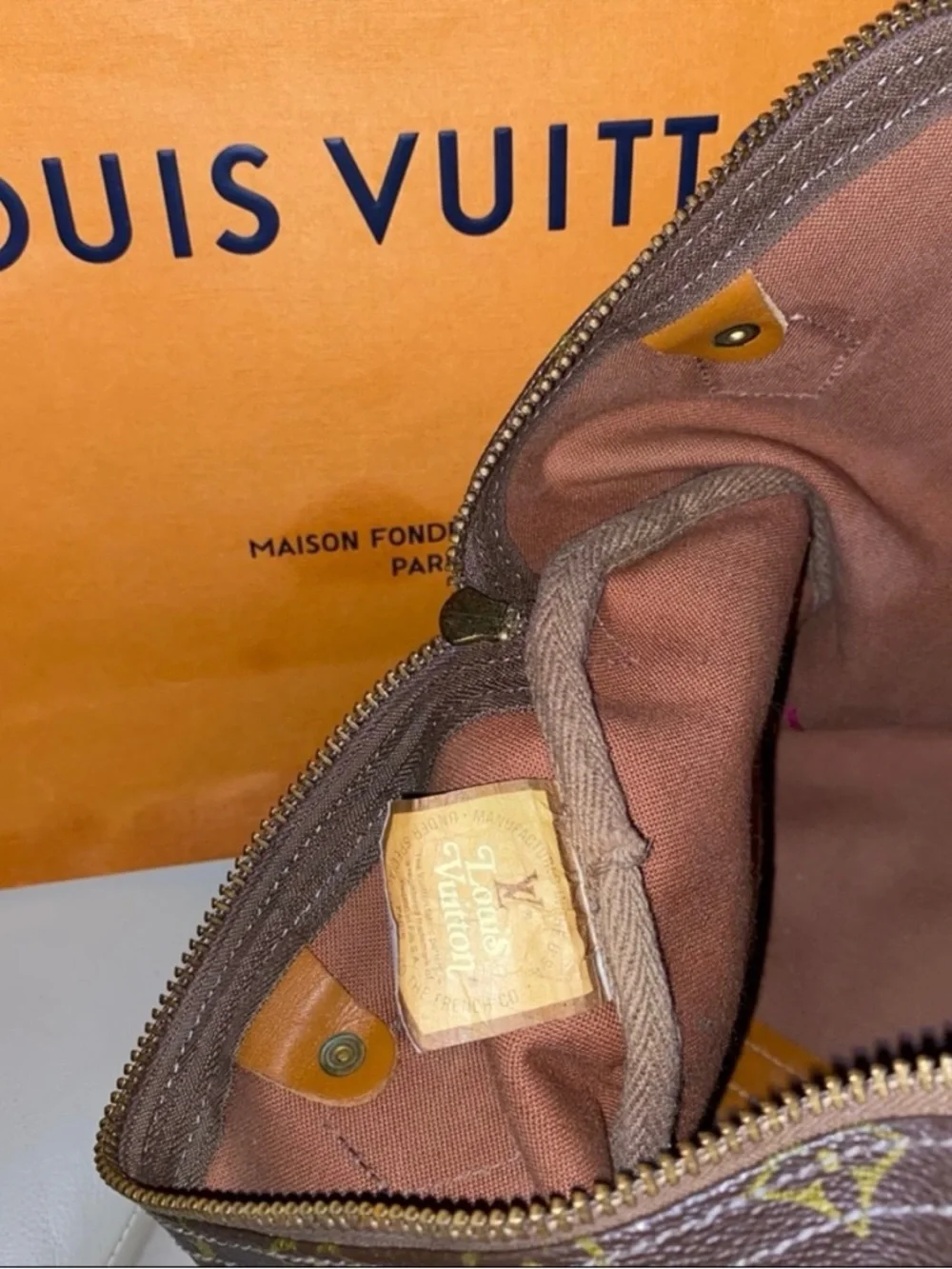 Louis Vuitton The French Company Classic Monogram Speedy 30 Handbag